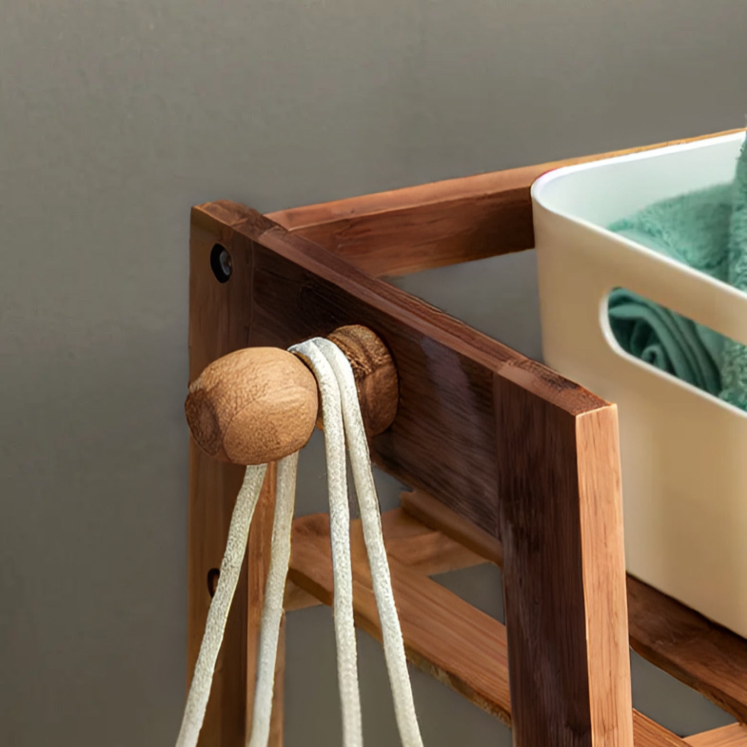 Perchero Madera Con Repisas Y Organizador De Ropa Santú Home & Deco3#Marrón