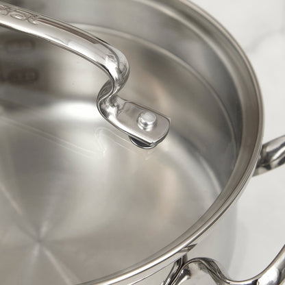 Batería de Cocina Acero Inoxidable Duetto 11 PCS Tefal8#Acero