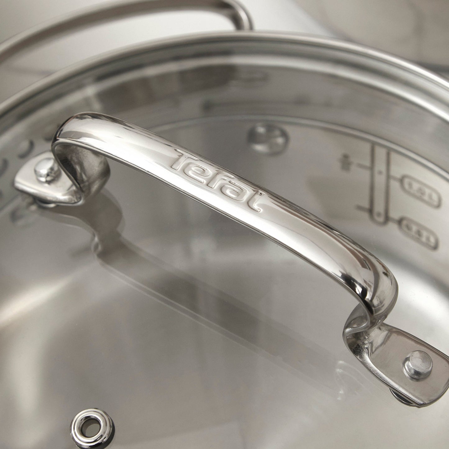 Batería de Cocina Acero Inoxidable Duetto 11 PCS Tefal12#Acero