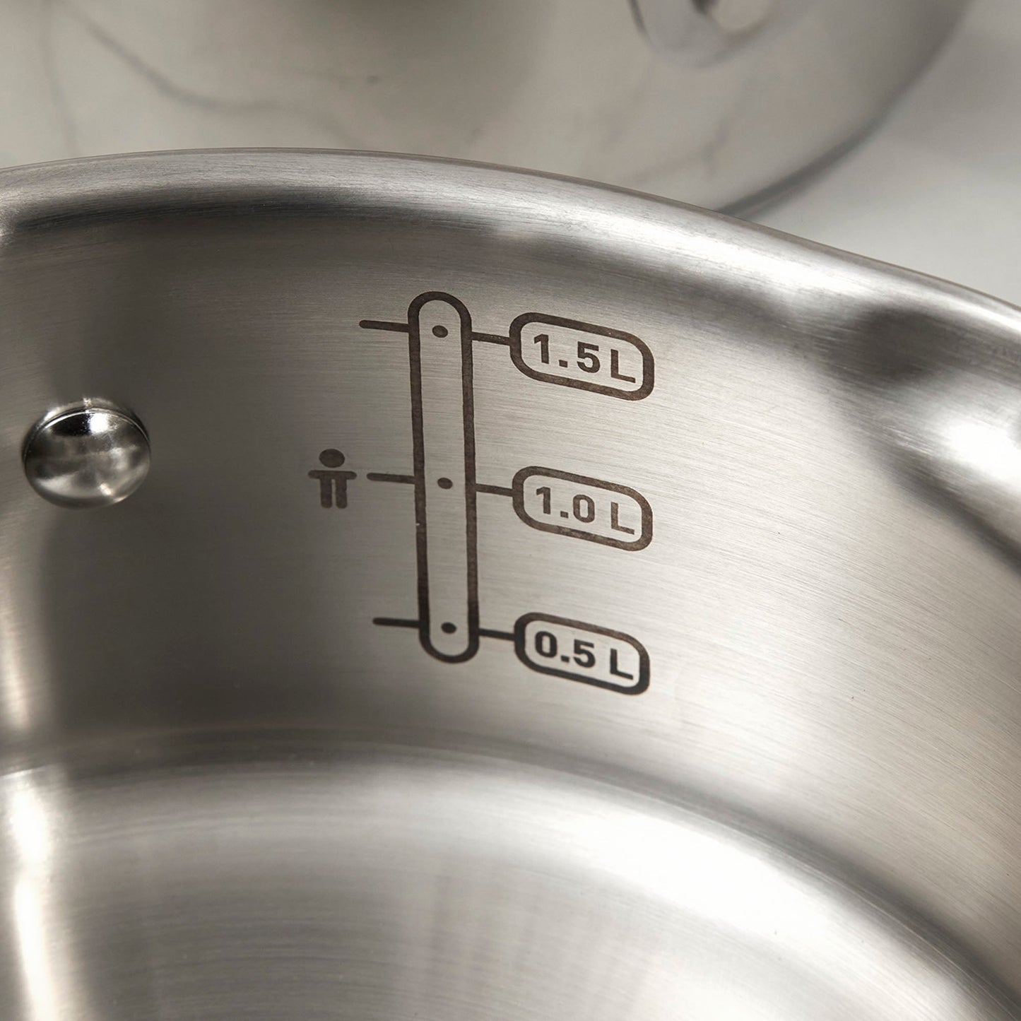 Batería de Cocina Acero Inoxidable Duetto 11 PCS Tefal14#Acero