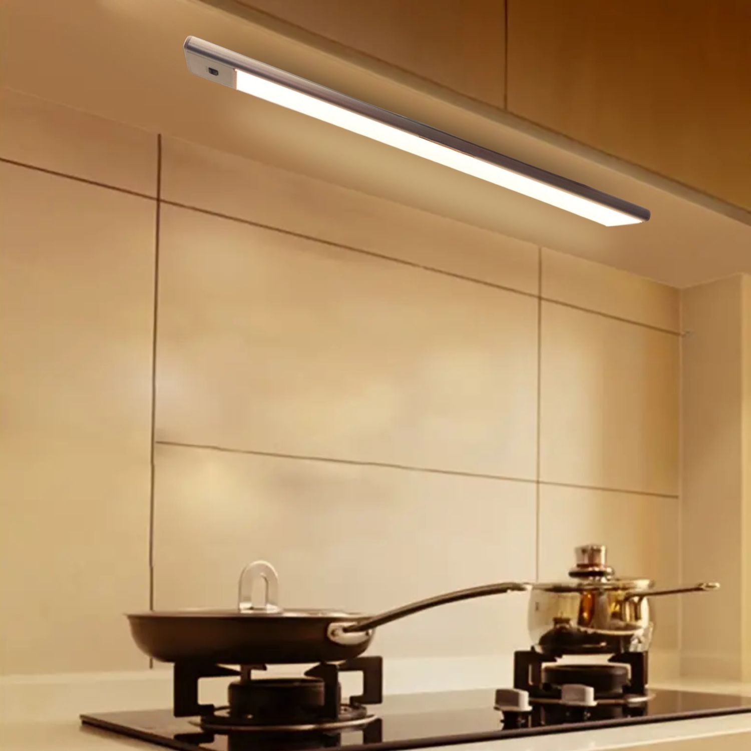 Barra De Luz Para Despensa Recargable 30 Cm Santú Home & Deco1#Blanco