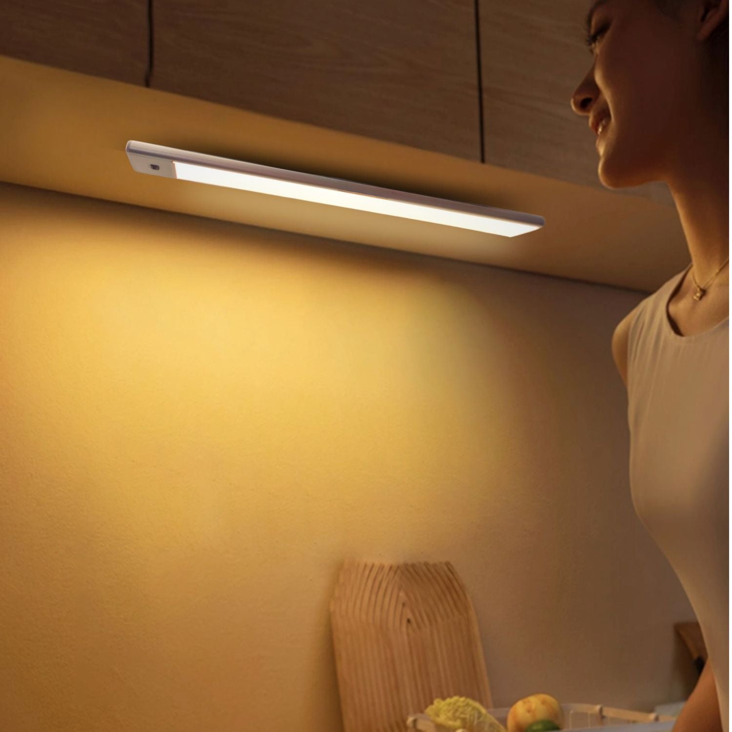 Barra De Luz Para Despensa Recargable 30 Cm Santú Home & Deco6#Blanco