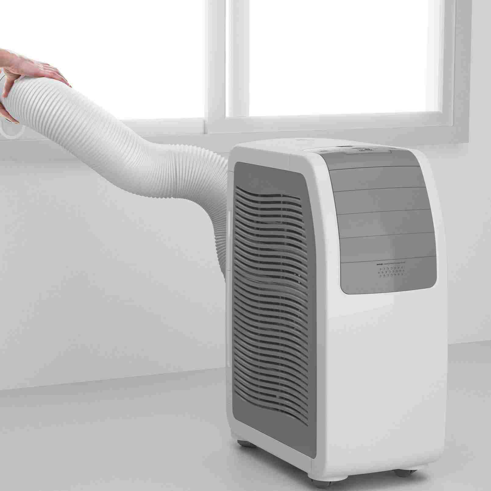 Aire Condicionado Portátil 12.000 BTUs Frío/Calor Modo Turbo Electrolux1#Blanco | Gris
