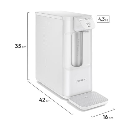 Purificador de Agua Pure 4X Agua Fría 3 Niveles Panel Táctil PE12B Fensa3#Blanco