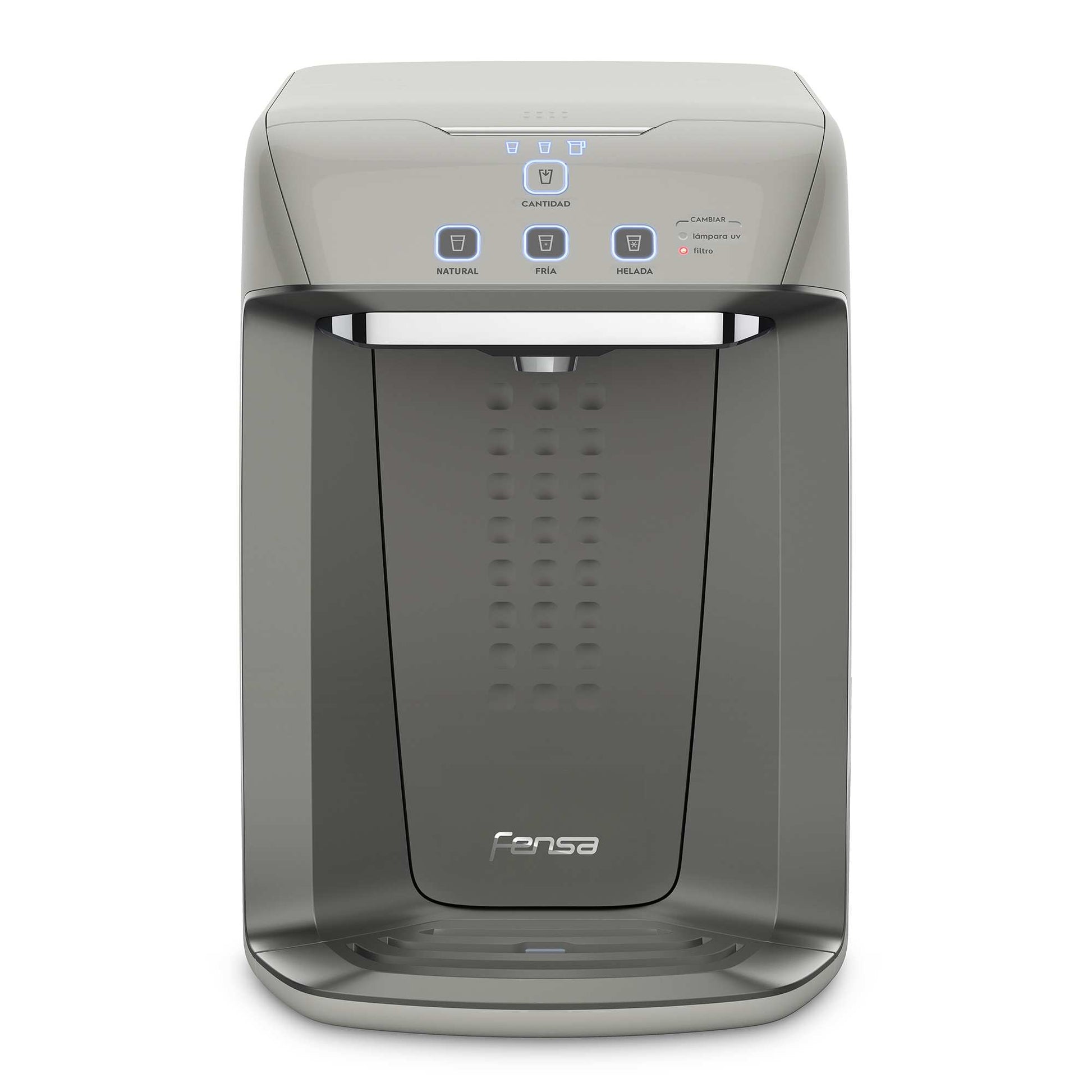 Purificador de Agua Luz UV Agua Fría 3 Niveles Filtro Acqua Clean PA31G Fensa2#Gris