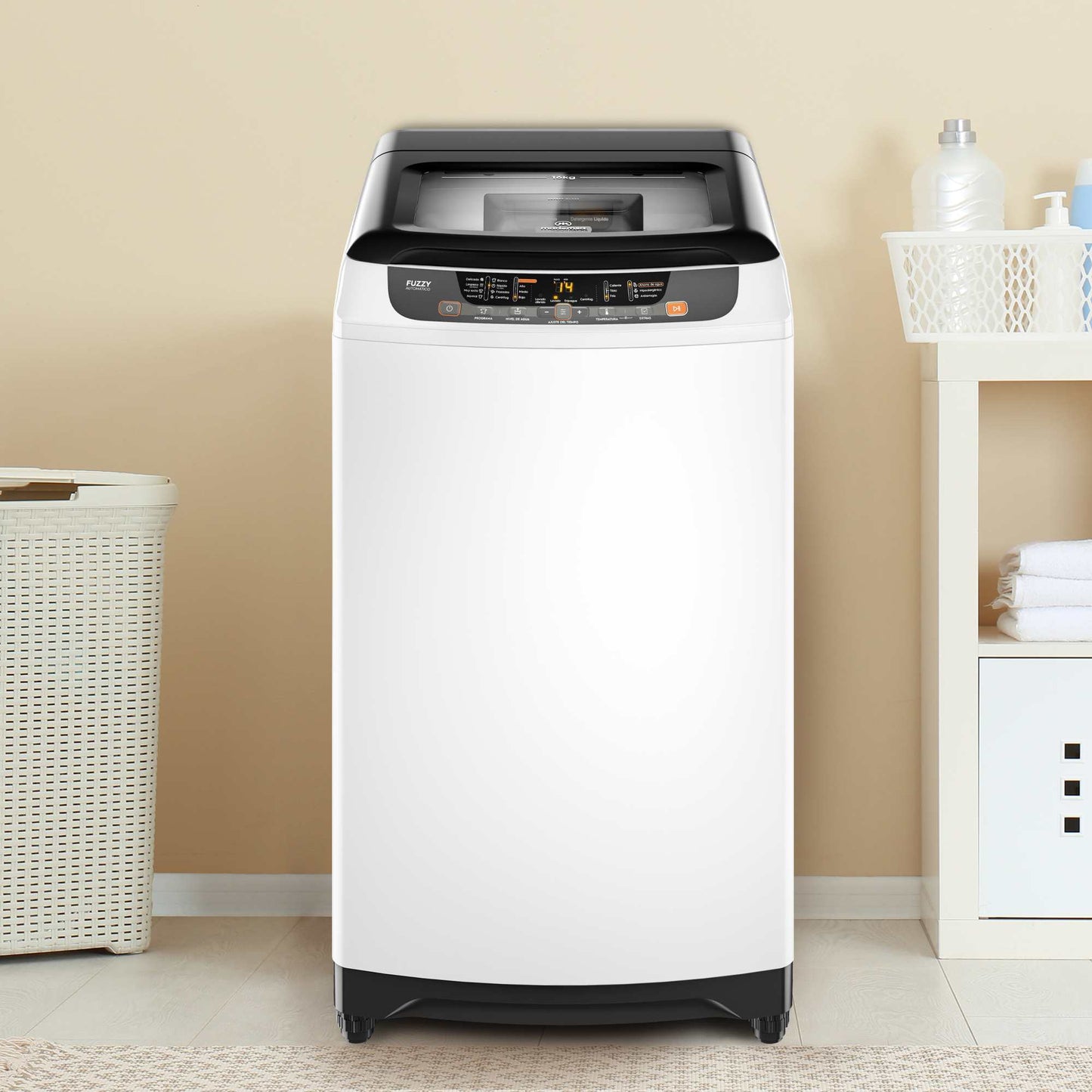 Lavadora Automática 16Kg Carga Superior Dispensador 16 BZG Mademsa1#Blanco