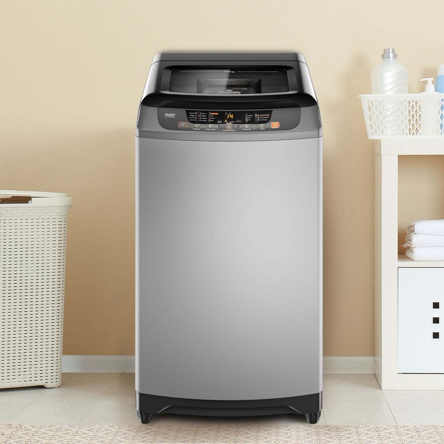 Lavadora Automática 20Kg Carga Superior 20 SZG Mademsa1#Gris