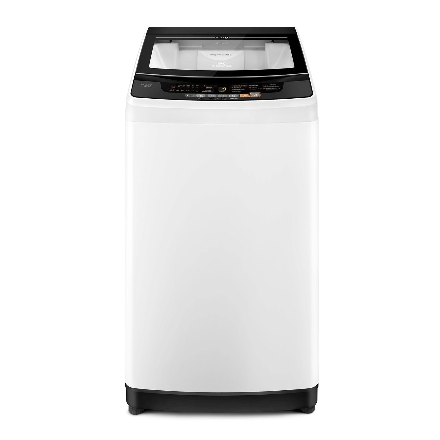 Lavadora Automática 9,5Kg Carga Superior Fuzzy Automático 9,5 BZG Mademsa2#Blanco