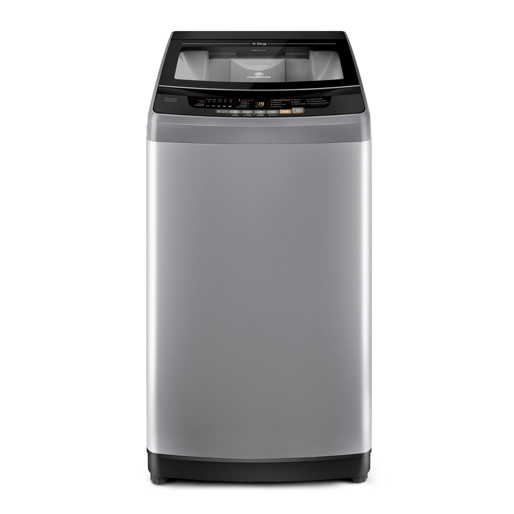 Lavadora Automática 9,5 Kg Carga Superior Fuzzy Automático 9,5 SZG Mademsa2#Gris