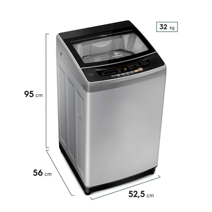 Lavadora Automática 9,5 Kg Carga Superior Fuzzy Automático 9,5 SZG Mademsa3#Gris