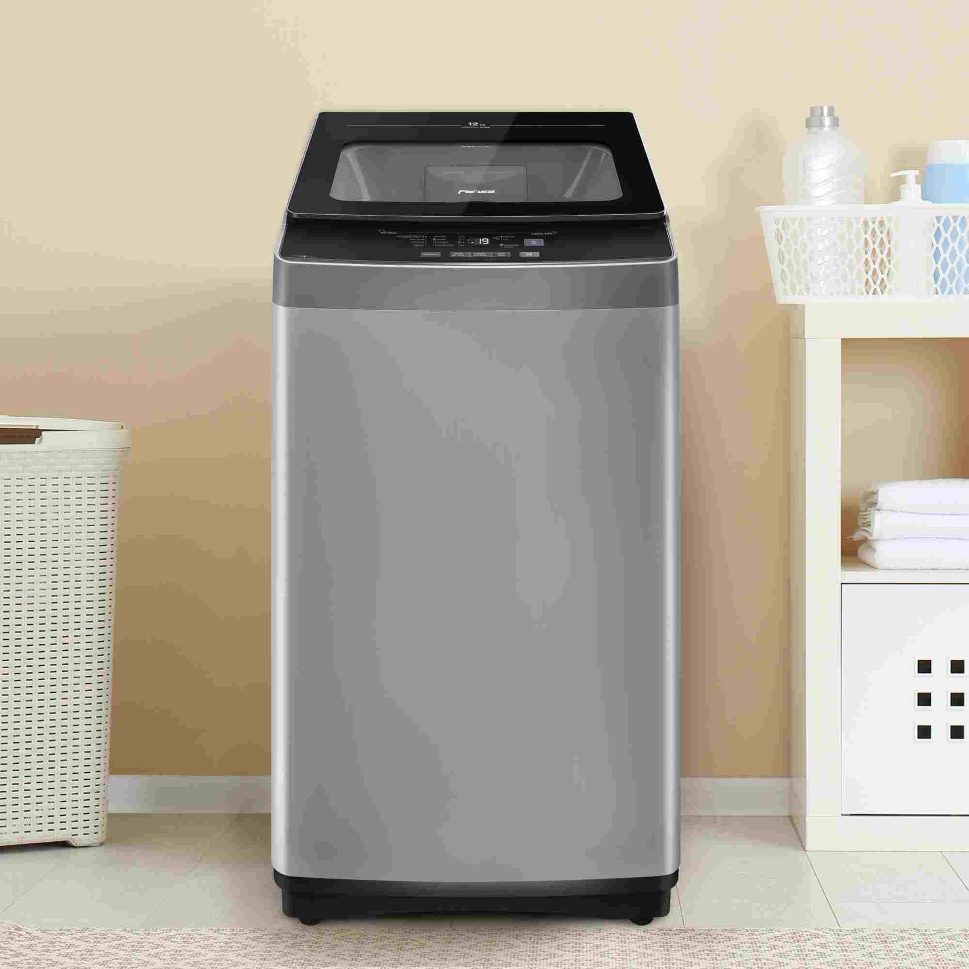 Lavadora Automática 12Kg Carga Superior Control Tiempo Premium Care 12SZ Fensa1#Plateado