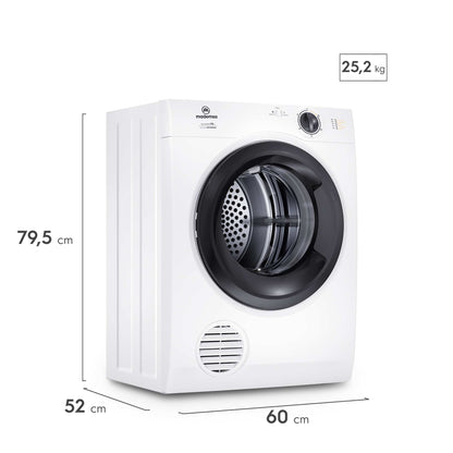 Secadora de Ropa 7Kg Carga Frontal con Secado Reversible 7D BZG Mademsa2#Blanco