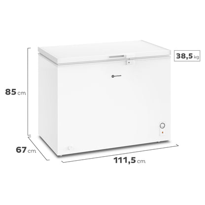 Congelador Freezer Horizontal Dual 290L Frío Directo M300D Mademsa3#Blanco