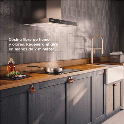 Campana de Pared 60 cm Timer y Panel Touch CE6TF Electrolux5#Acero