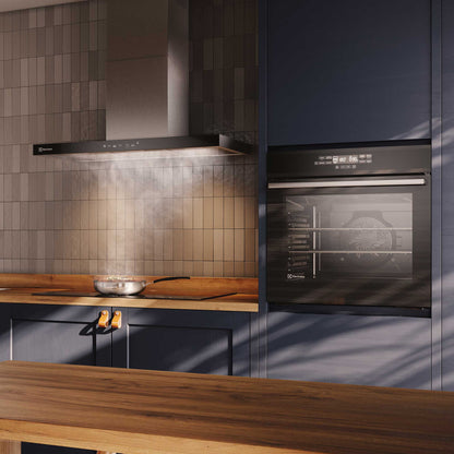 Campana Cocina Decorativa Pared 90cm Timer CE9TF Electrolux6#Acero