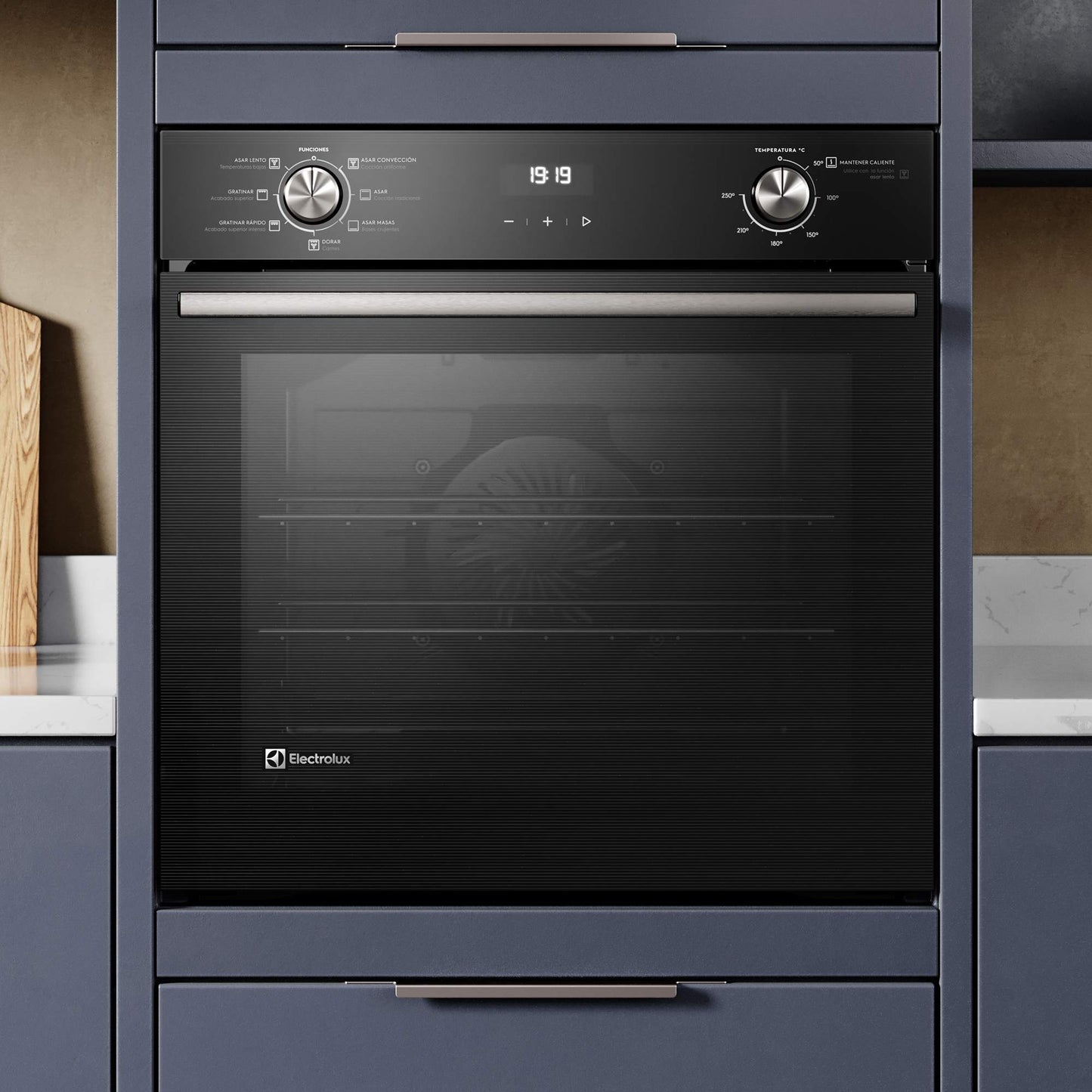 Horno Empotrable Eléctrico 80L PerfectCook360 OE8EH Electrolux1#Negro