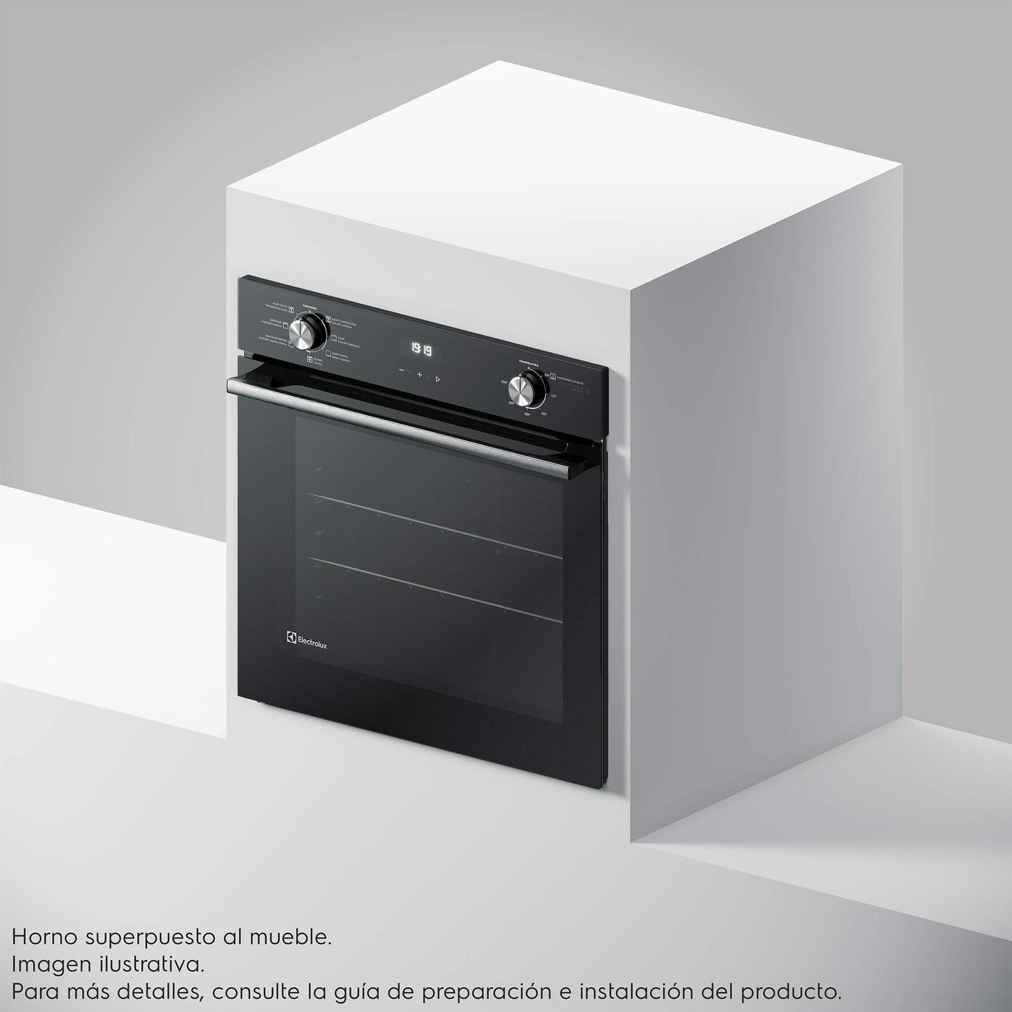 Horno Empotrable Eléctrico 80L PerfectCook360 OE8EH Electrolux5#Negro