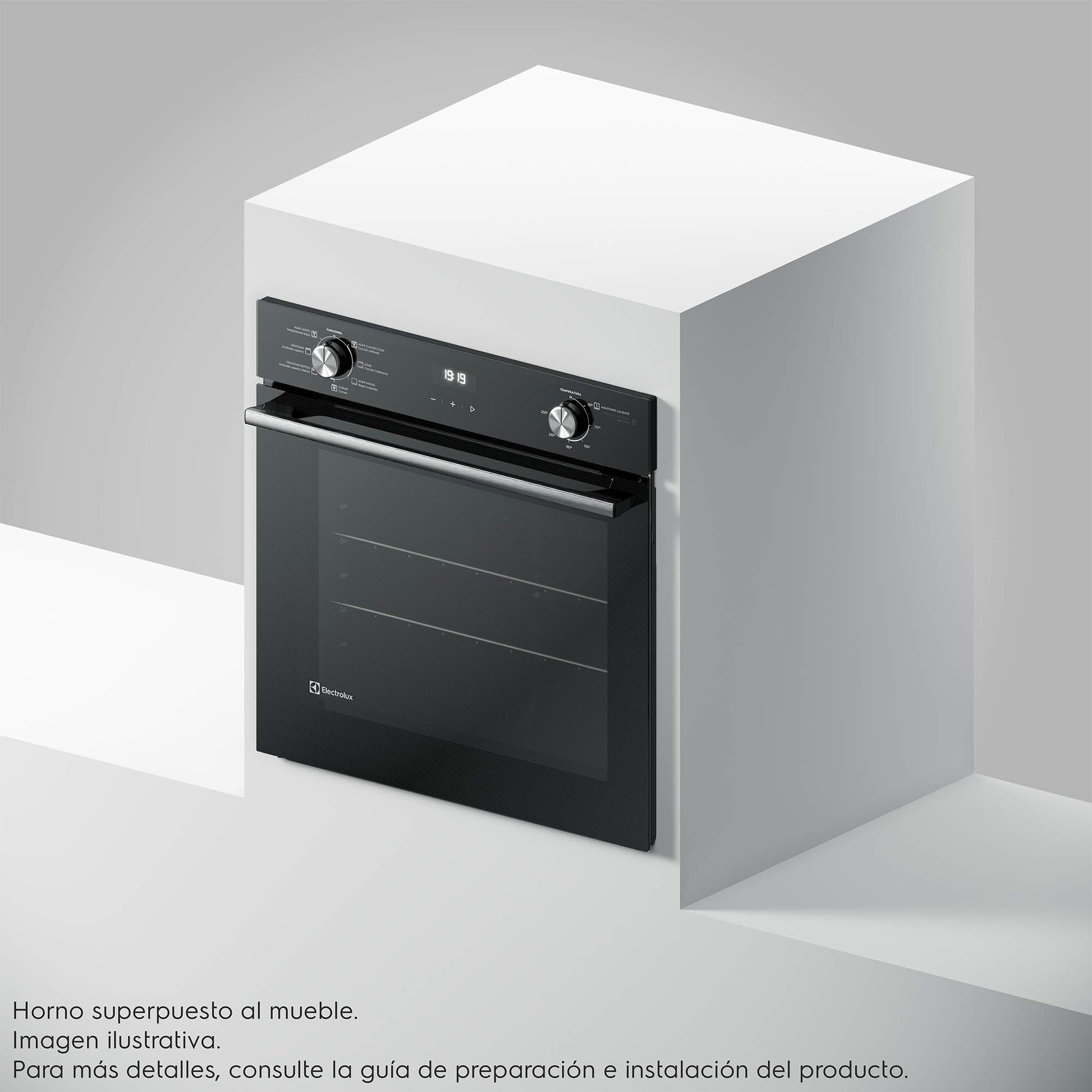 Horno Empotrable Eléctrico 80L PerfectCook360 OE8EH Electrolux5#Negro