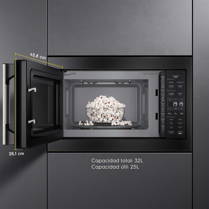 Microondas Empotrable 32 Litros Digital Grill ME3BP Electrolux7#Negro