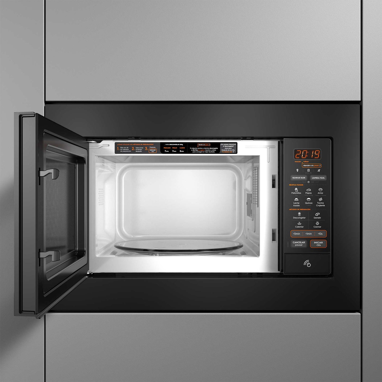 Microondas Empotrable 27 Litros Digital MM2EN Mademsa7#Negro