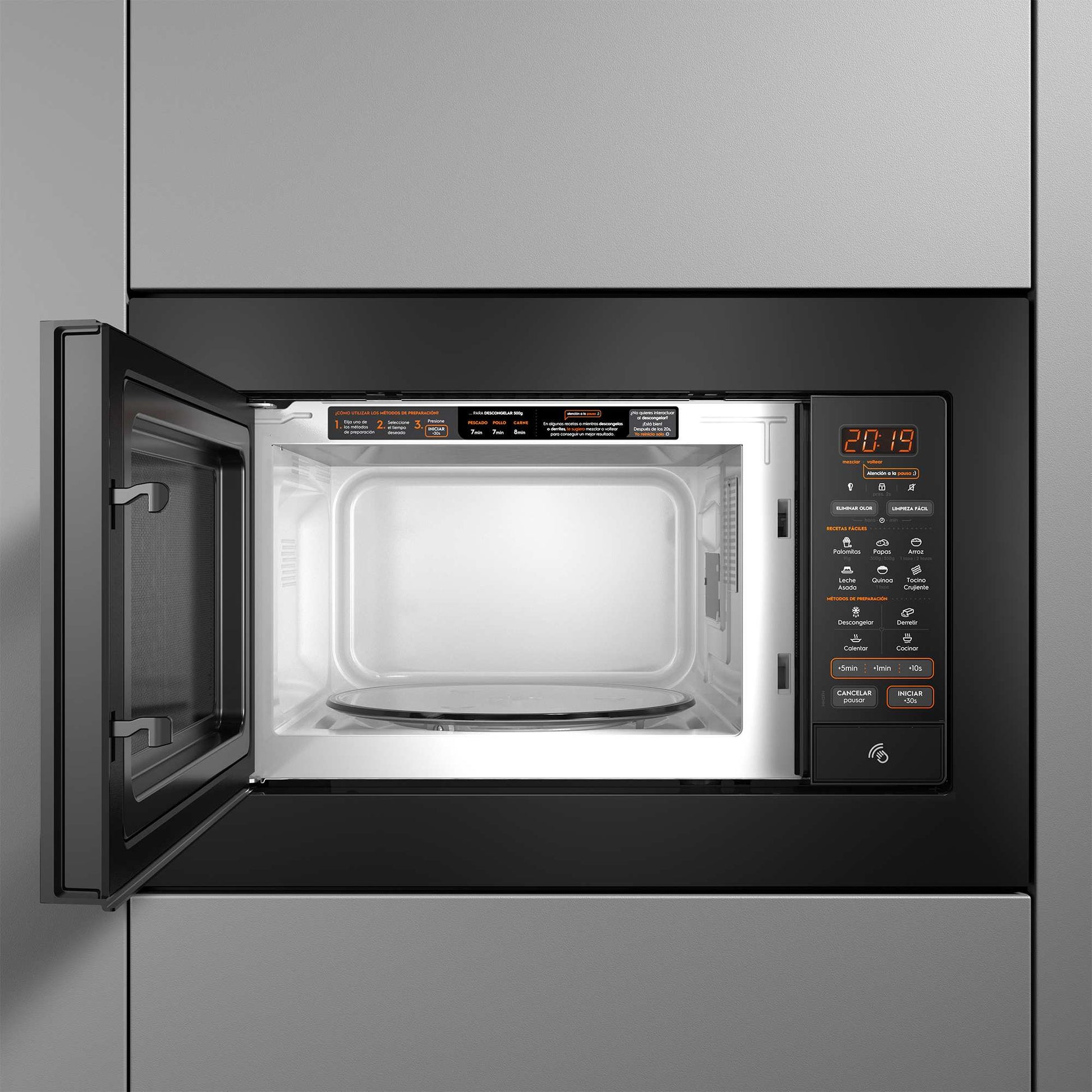 Microondas Empotrable 27 Litros Digital MM2EN Mademsa7#Negro