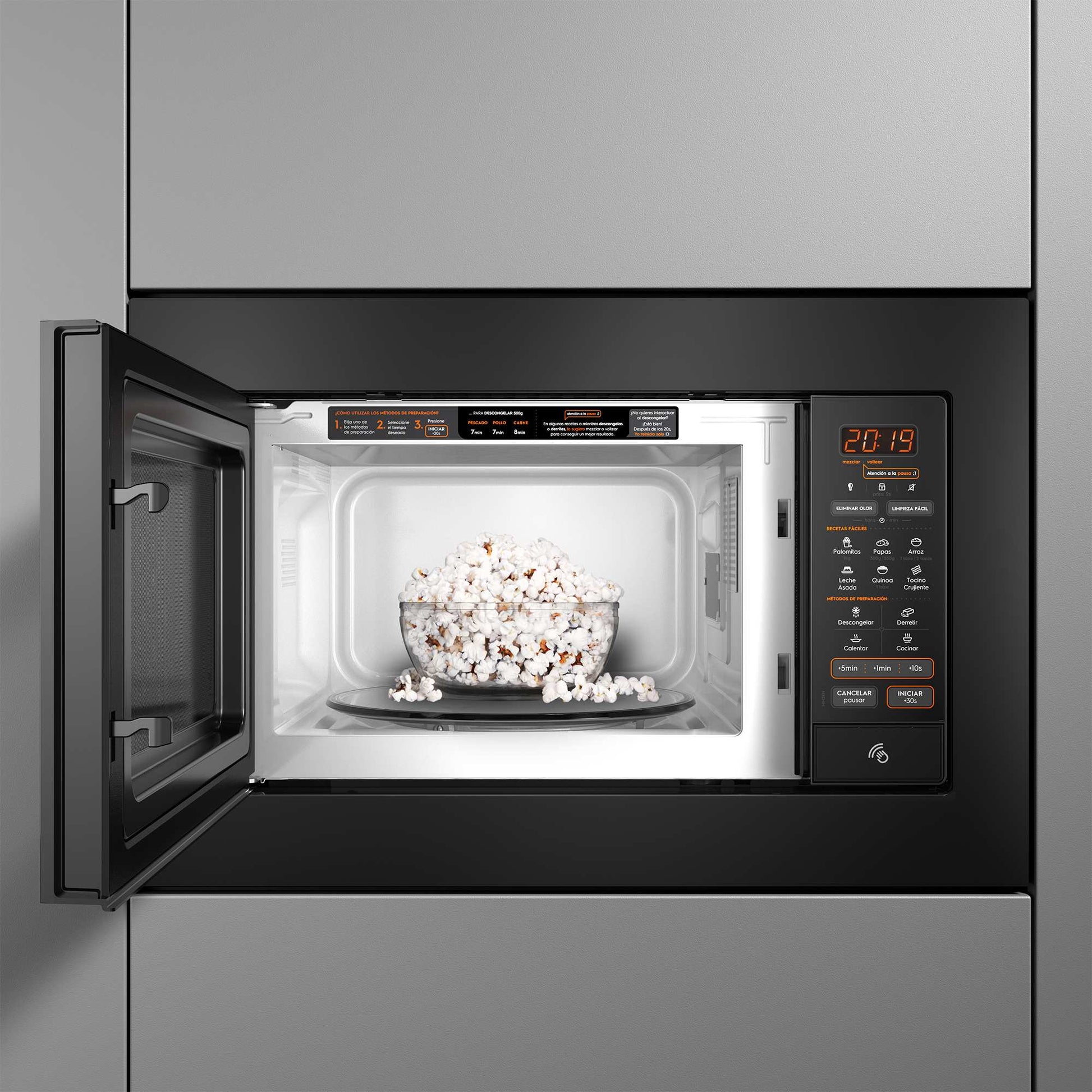Microondas Empotrable 27 Litros Digital MM2EN Mademsa6#Negro