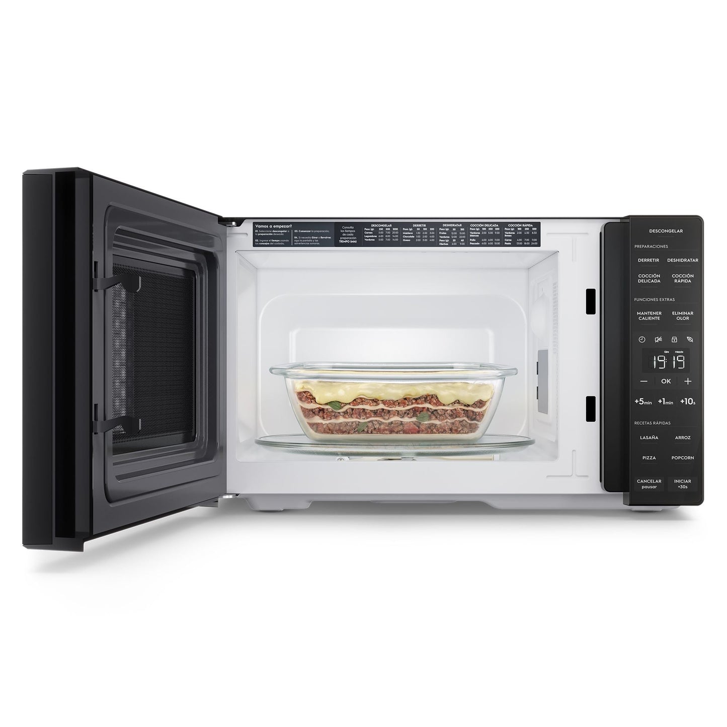 Microondas 25 Litros Digital ME25N Electrolux4#Negro