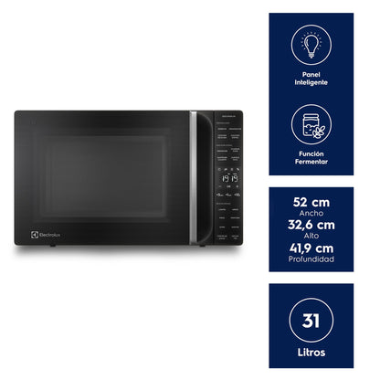 Microondas 31 Litros Digital ME31N Electrolux6#Negro