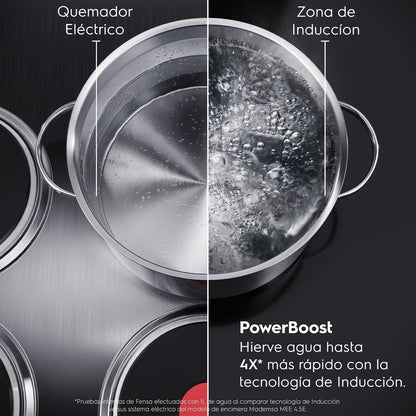 Encimera a Inducción 4 Platos Vitrocerámica y PowerBoost IE6LP Electrolux7#Negro