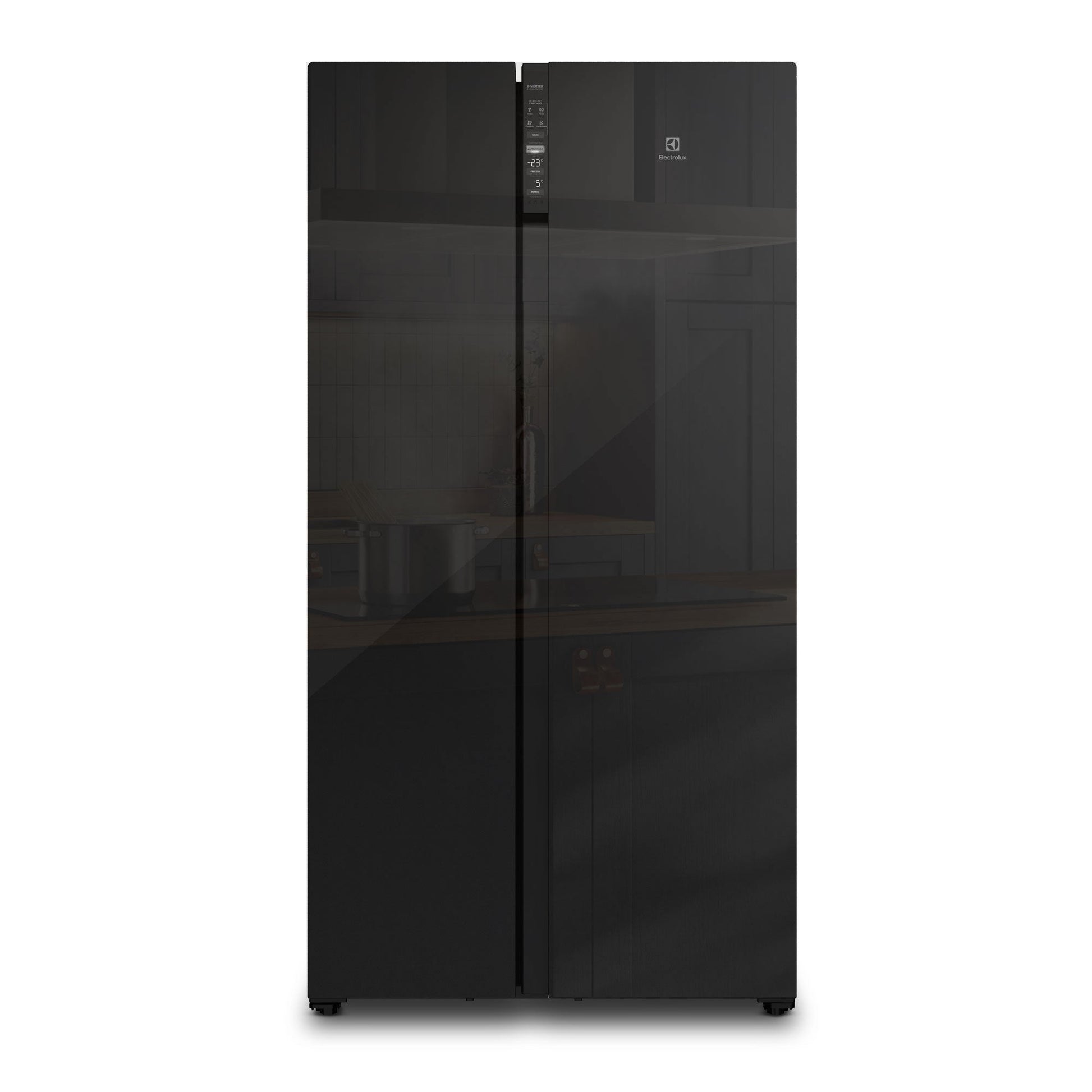 Refrigerador 525L No Frost Side by Side Inverter ES5GB Electrolux2#Negro