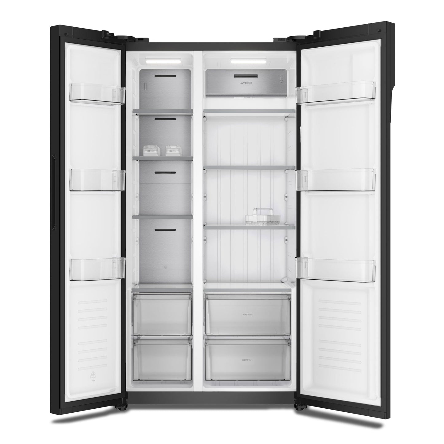 Refrigerador 525L No Frost Side by Side Inverter ES5GB Electrolux4#Negro