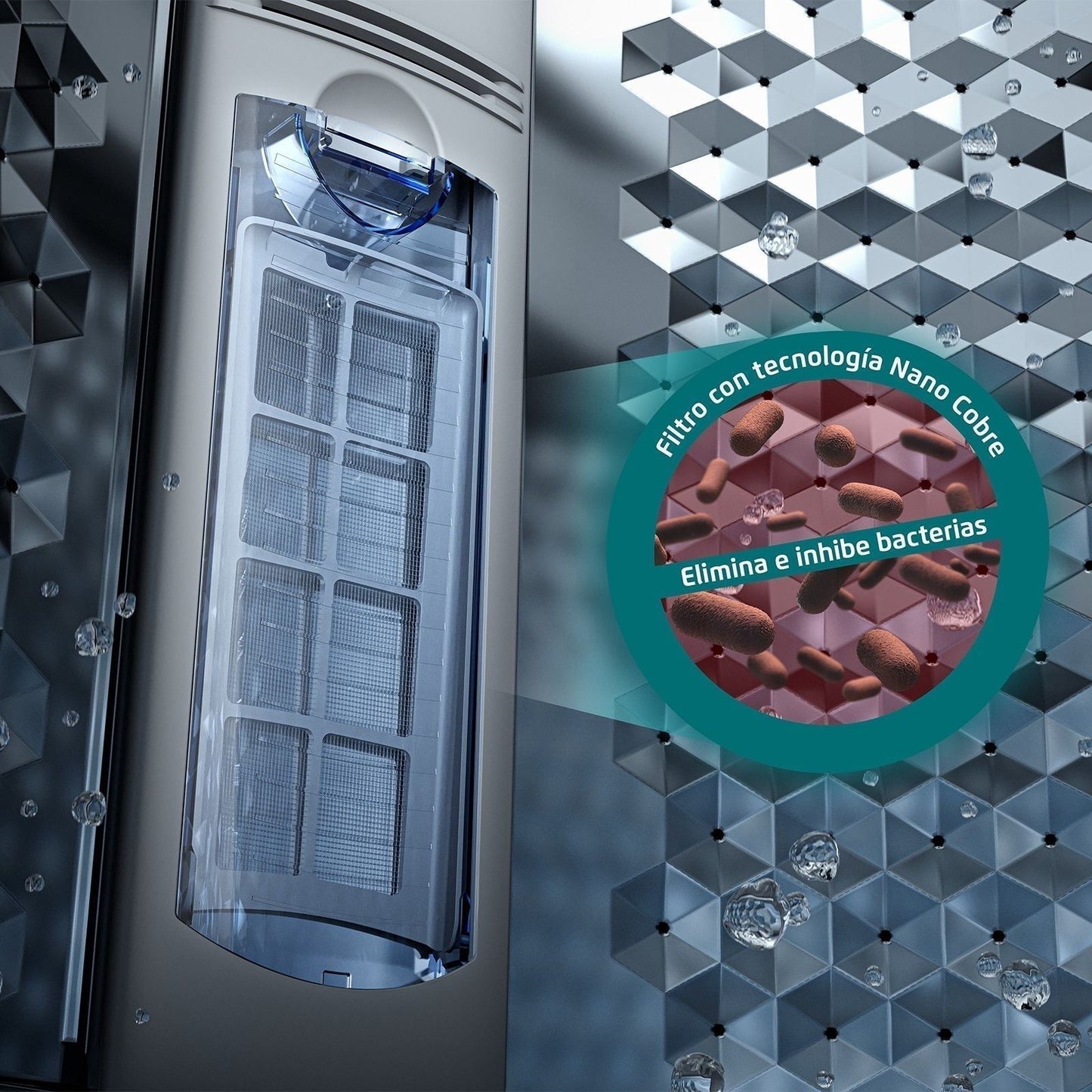 Lavadora Automática 18 Kg Carga Superior Ahorro de Agua Premium Care 18 Fensa6#Negro