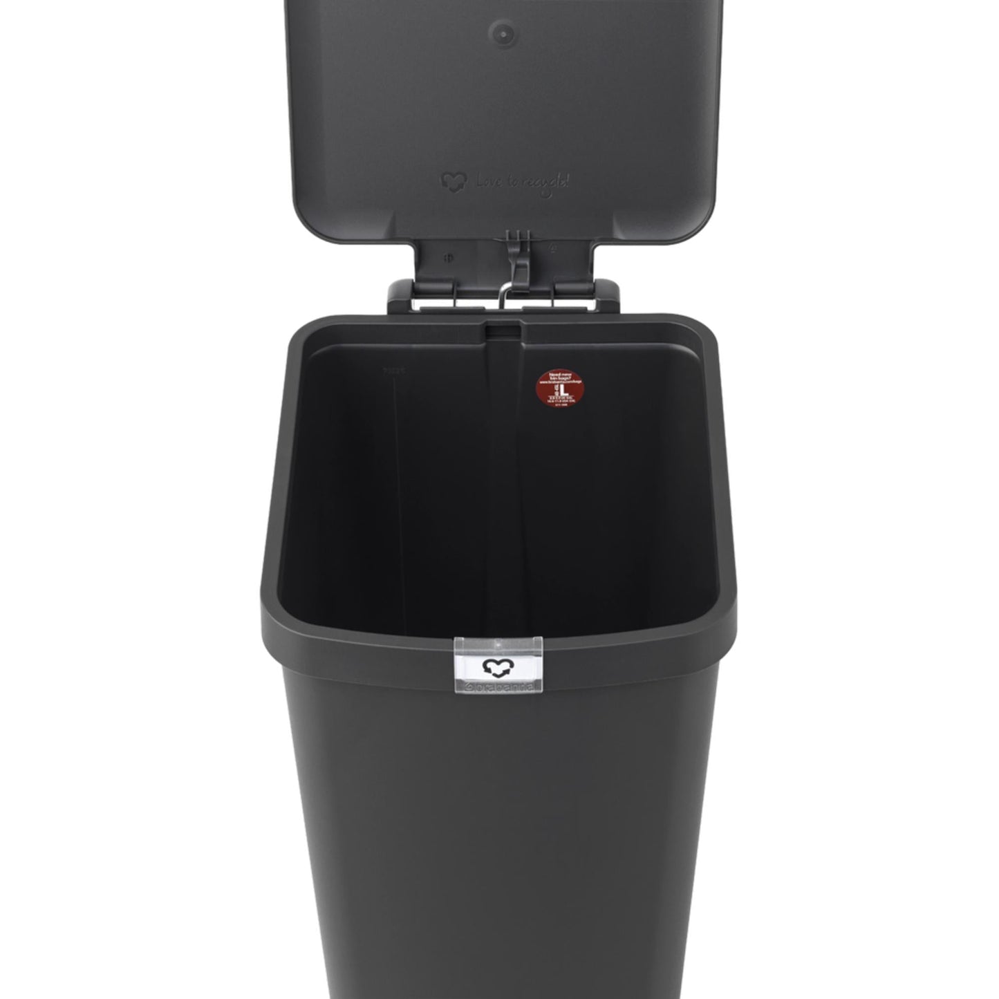 Basurero Pedal Step Up 40 Lts Brabantia5#Negro