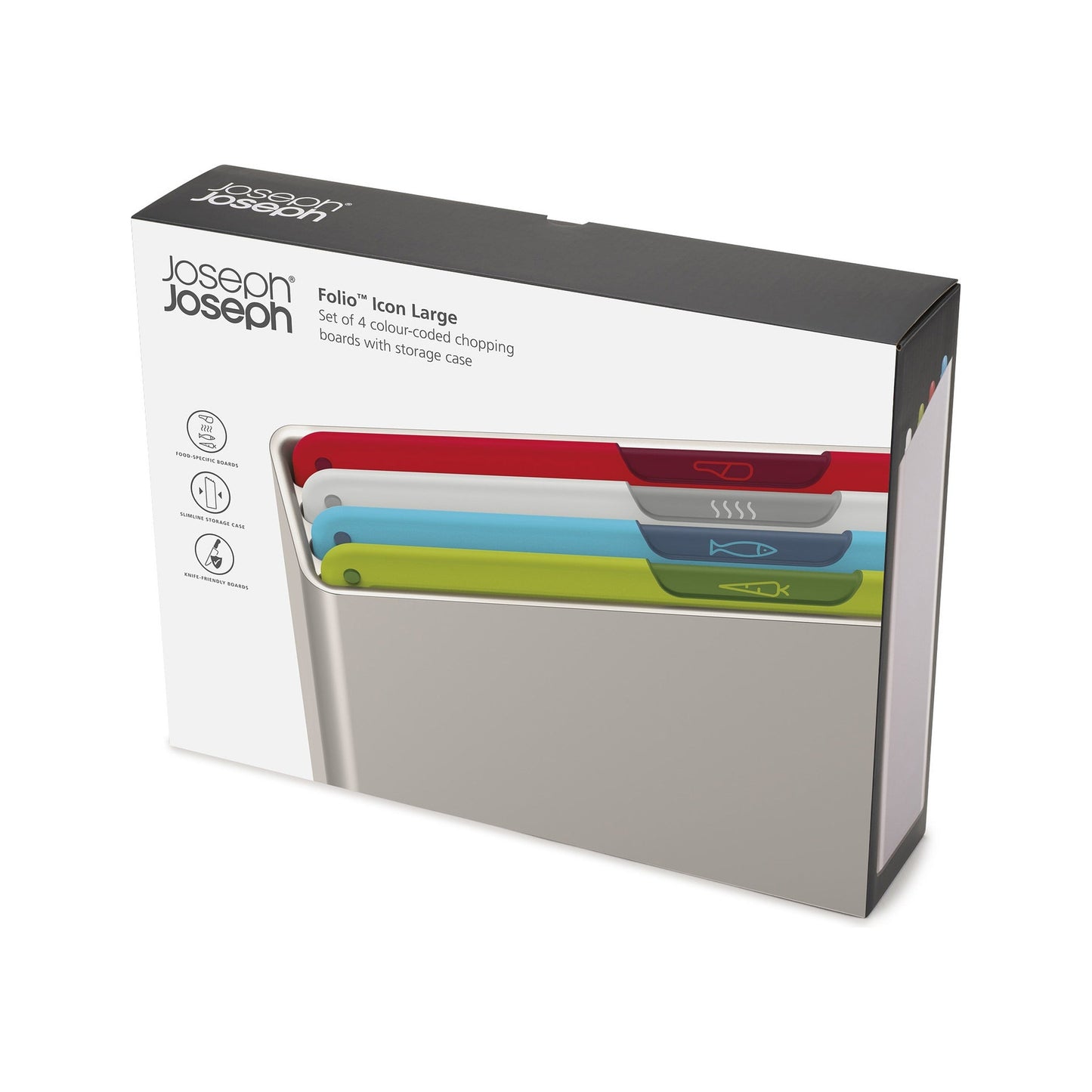 Set Tablas Folio Icon L Multicolor 4 Unidades Joseph Joseph