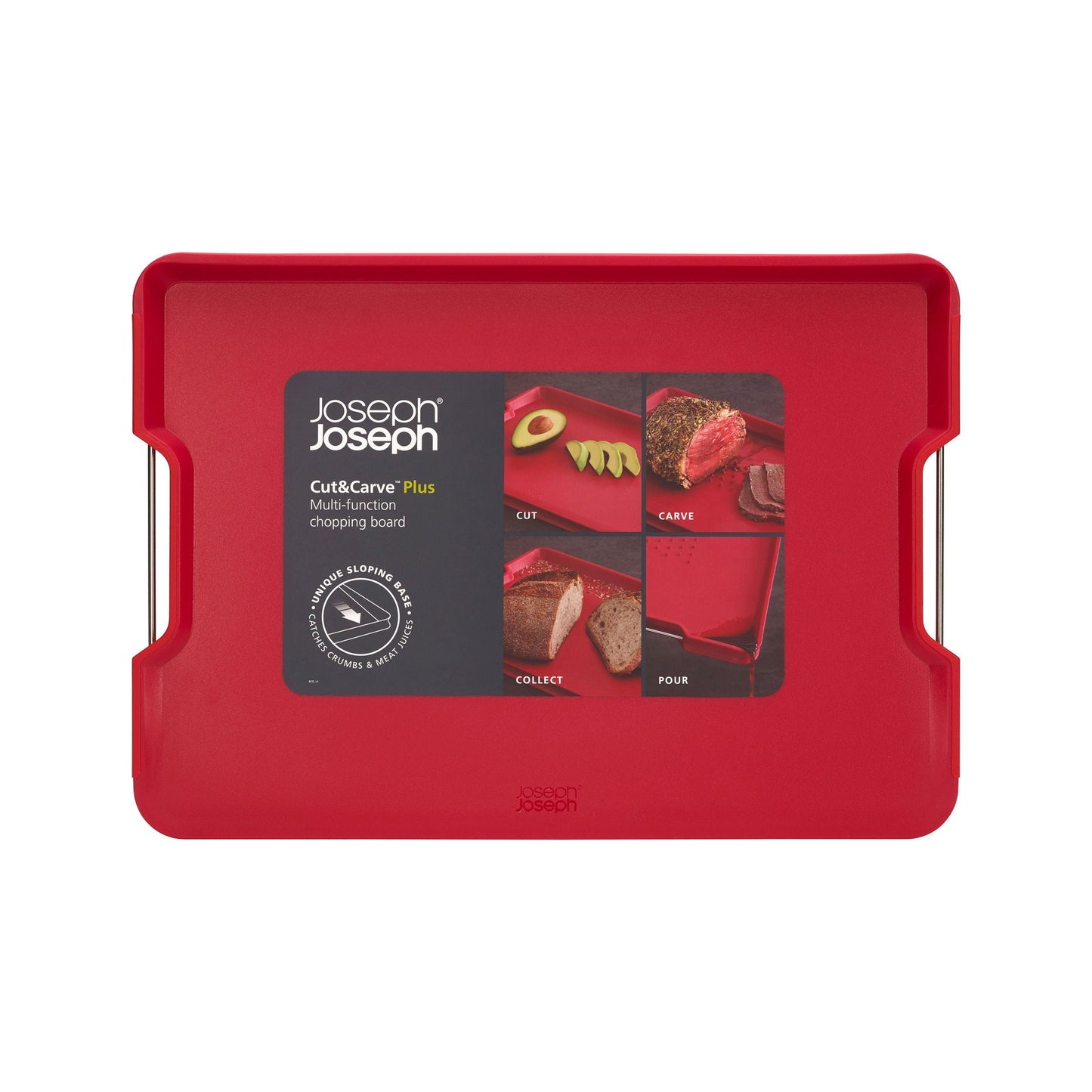 Tabla Multifunción Cut&Carve L Rojo 1 Unidad Joseph Joseph