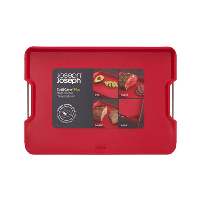 Tabla Multifunción Cut&Carve L Rojo 1 Unidad Joseph Joseph