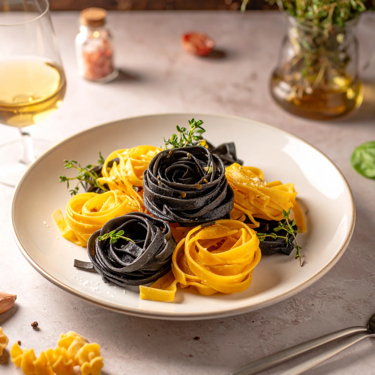 Tagliatelle Limony tinta calamar 250 grs Gran Cucina