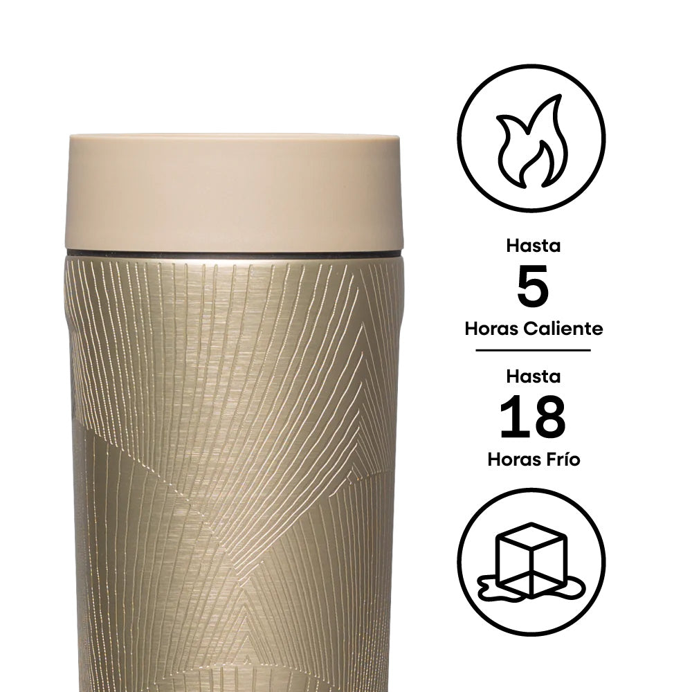 Vaso Térmico Hermético Commuter 500ml Corkcicle15#Dorado