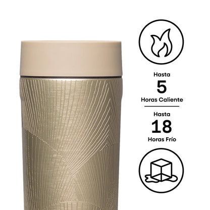 Vaso Térmico Hermético Commuter 500ml Corkcicle15#Dorado