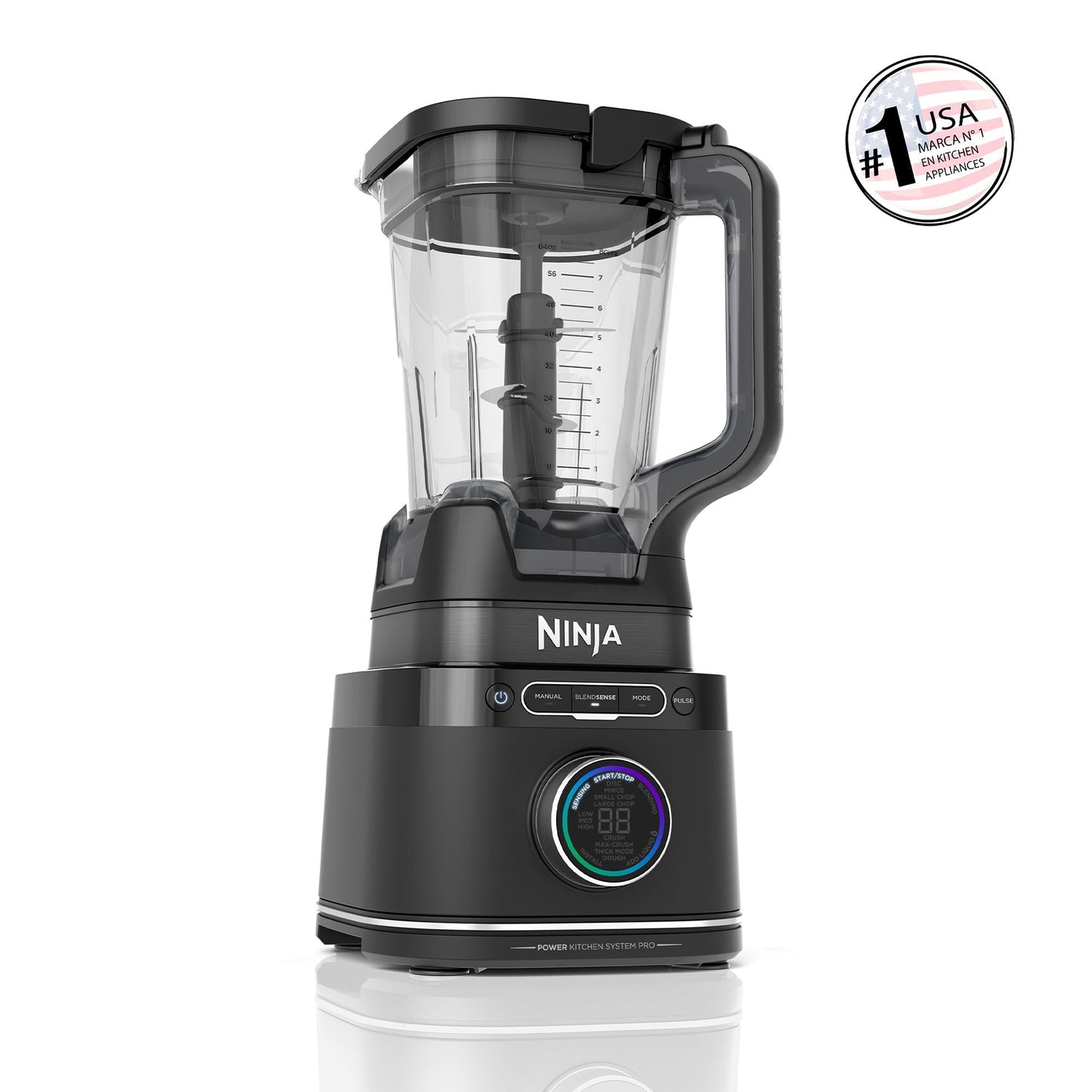 Licuadora y Procesadora 3 en 1 Detect Power Pro Blendsense Ninja2#Gris