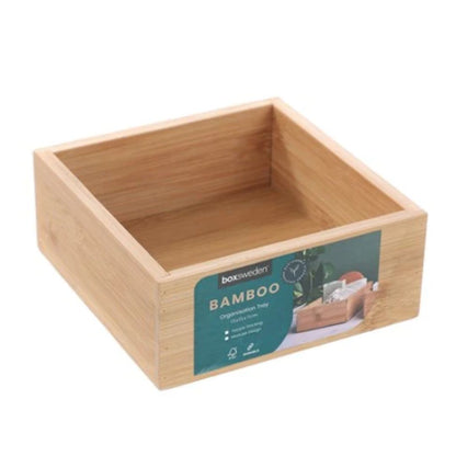 Caja Organización De Bambú 15 x 151#Madera