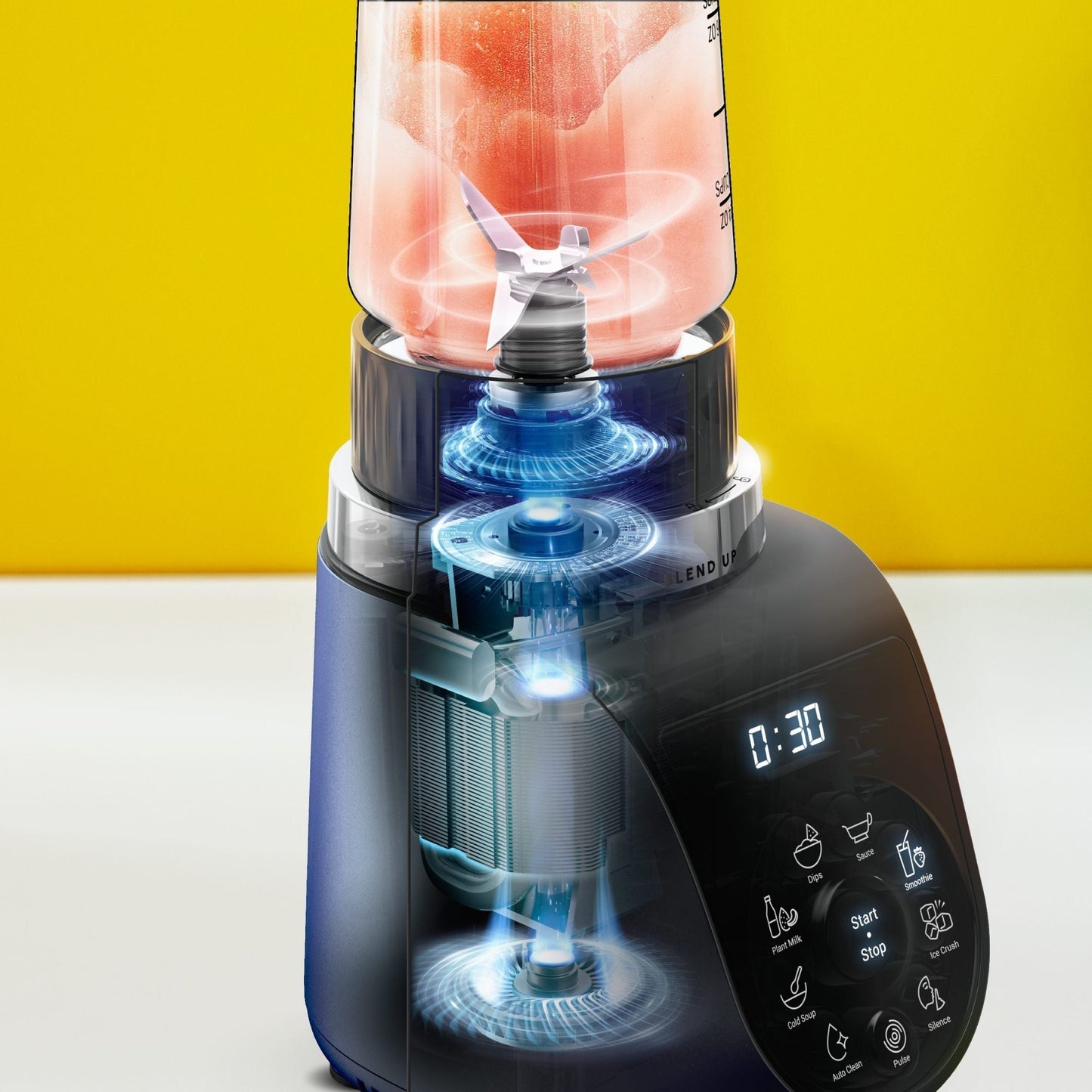 Licuadora Personal Blend Up 1000W Moulinex5#Azul