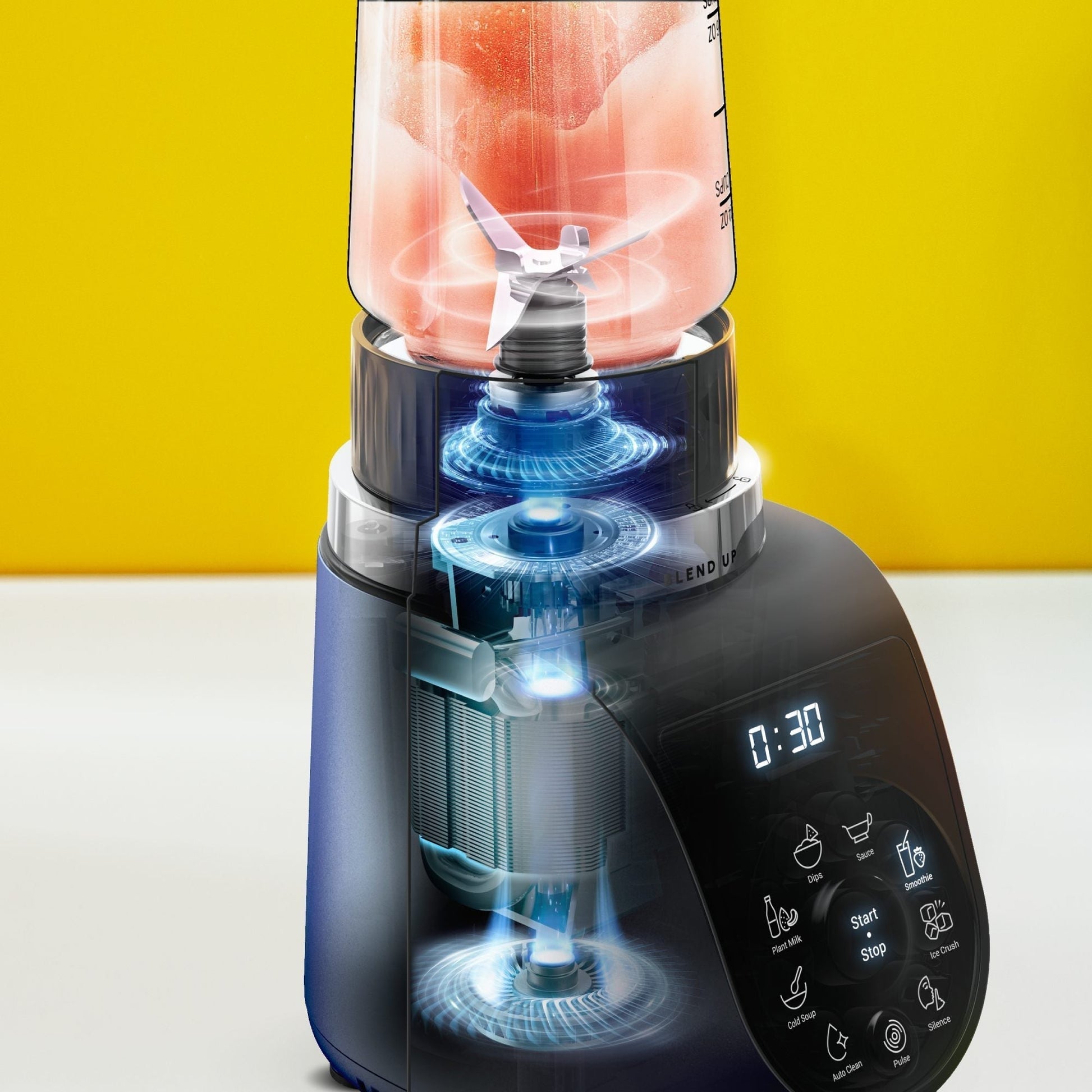 Licuadora Personal Blend Up 1000W Moulinex5#Azul