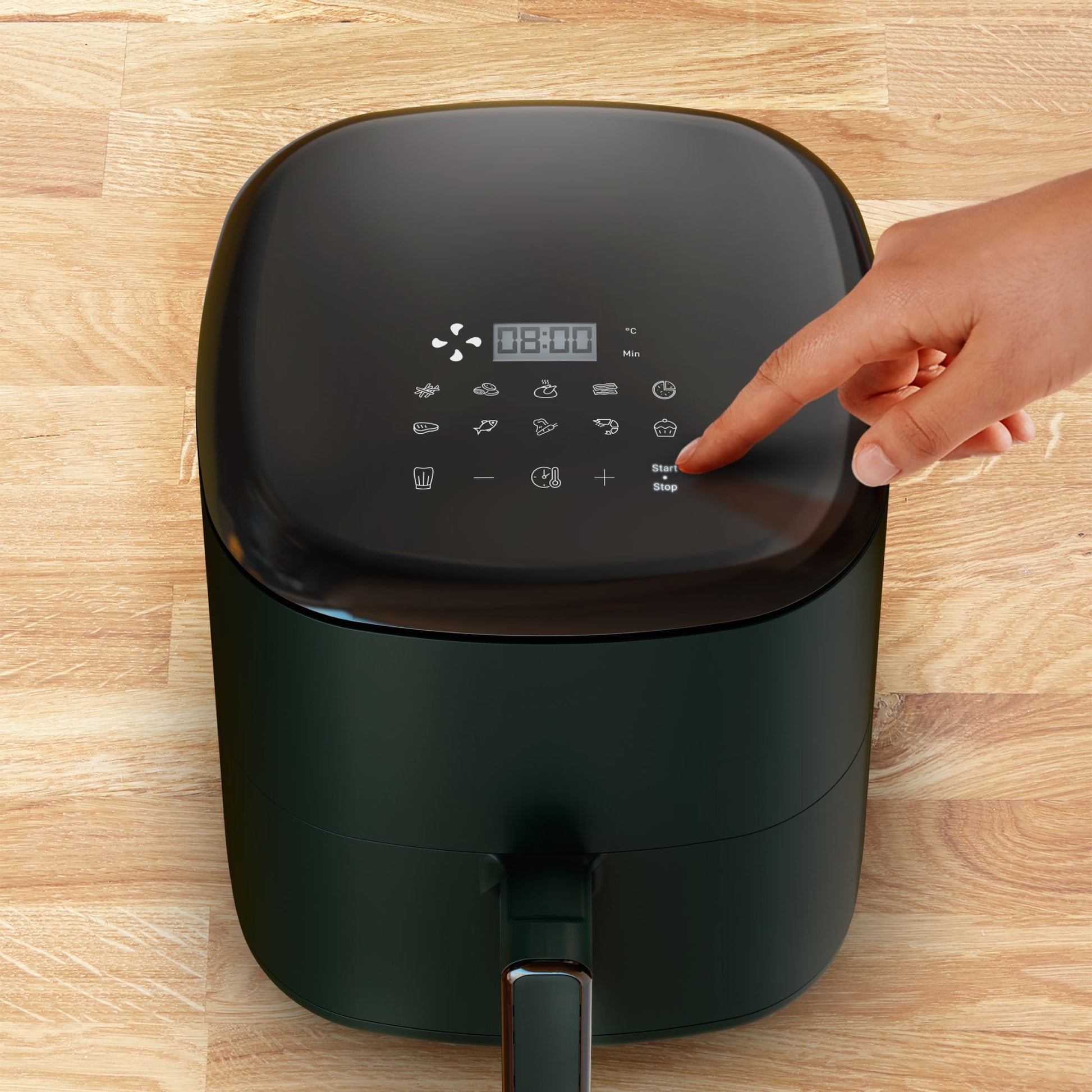 Freidora de Aire Easy Fry Max 5L Forest Moulinex1#Negro