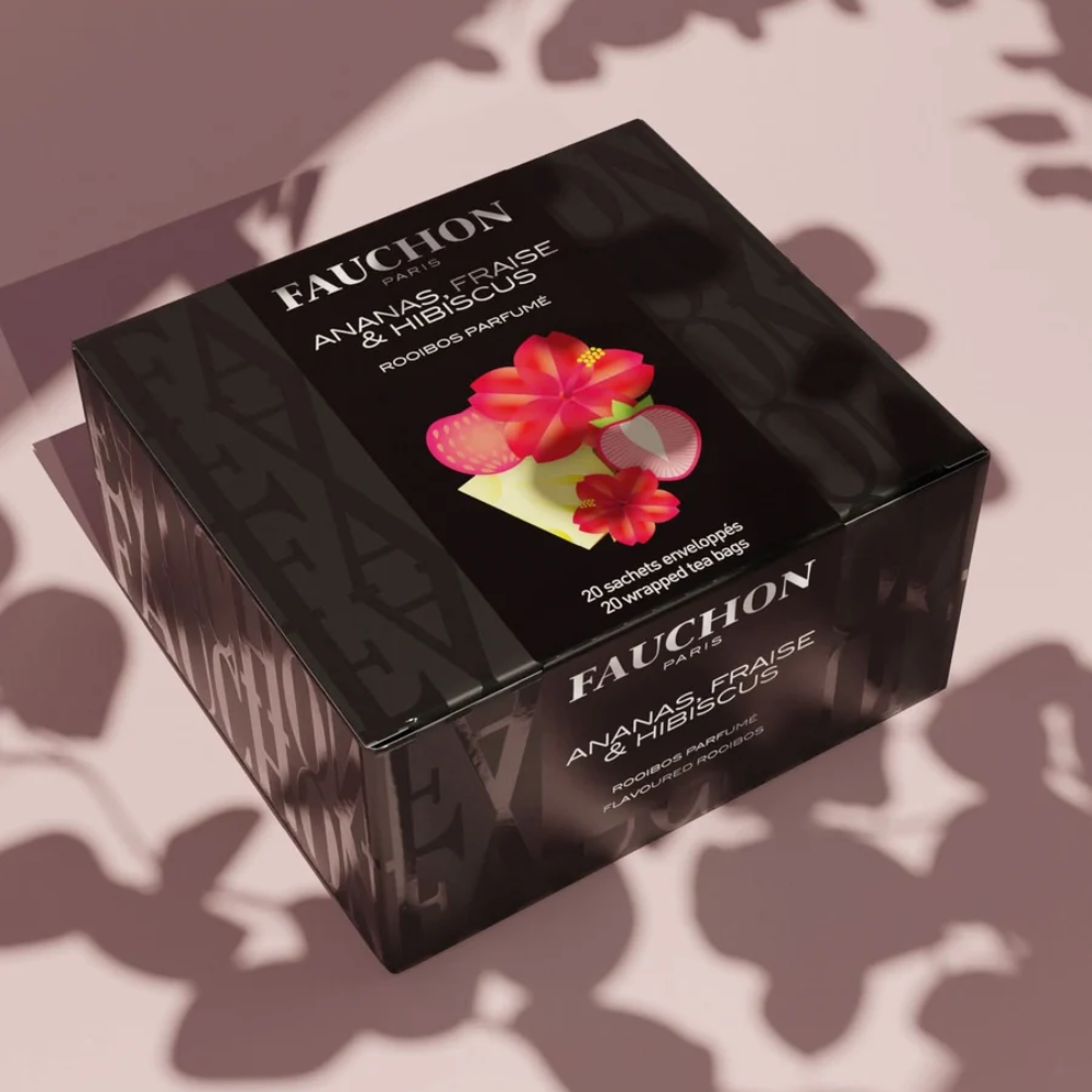 Caja 20 Teabags Rooibos Piña Frutilla Hibisco Fauchon