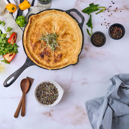 Sartén Hierro Fundido 30 cm Victoria1#Negro