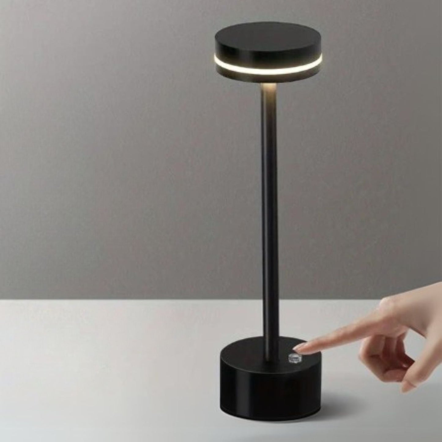 Lámpara de Mesa Led Alta Recargable Santú Home & Deco15#Negro