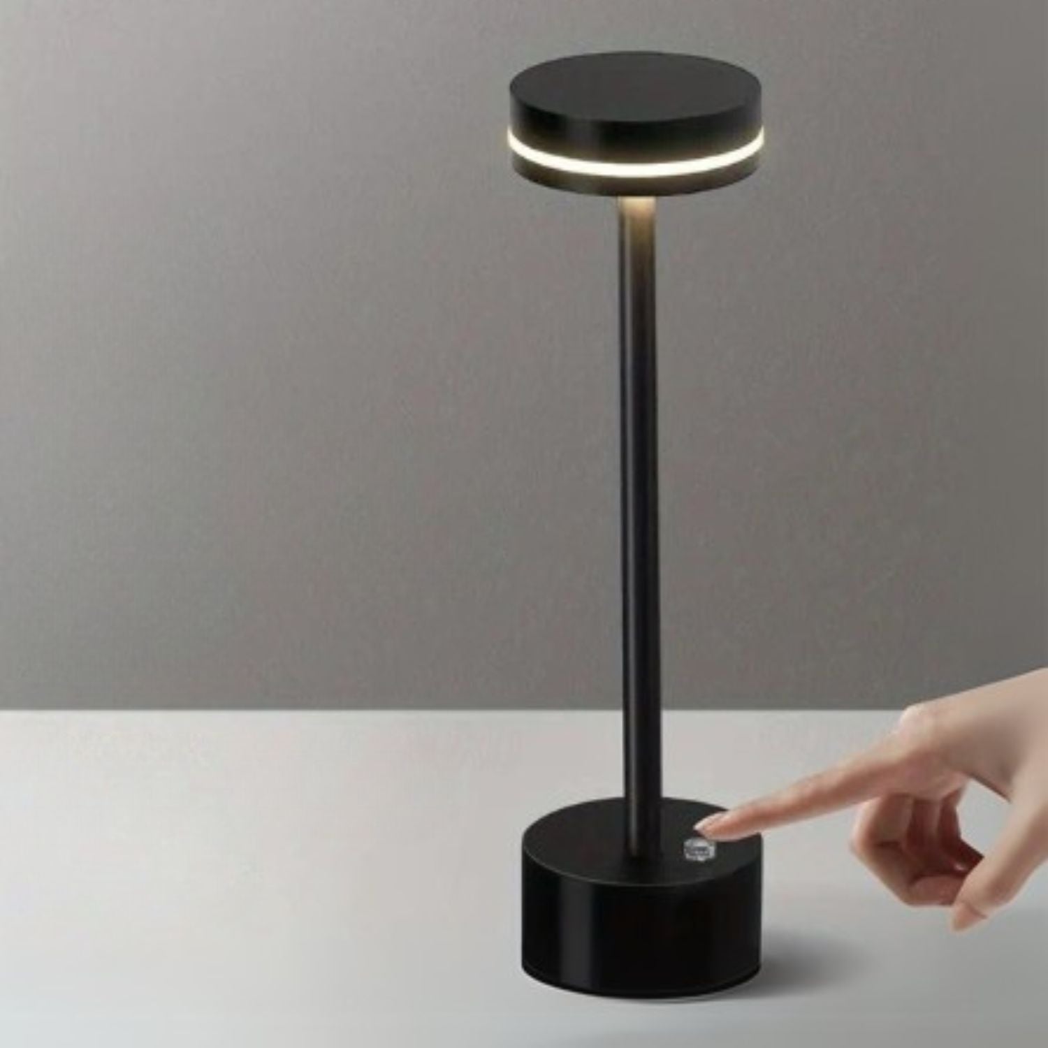 Lámpara de Mesa Led Alta Recargable Santú Home & Deco15#Negro