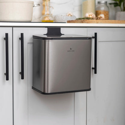 Basurero Antihuellas 5 Lts Simple Cook