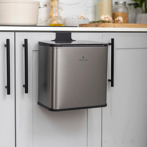 Basurero Antihuellas 5 Lts Simple Cook